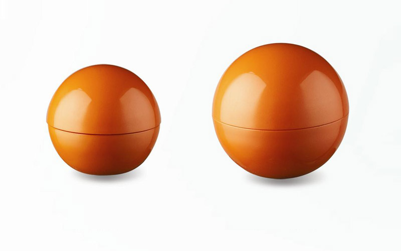 PP ball shaped cream jar